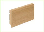 Listwa przypodłogowa MDF okleinowana fornirem dębowym nielakierowana 80 x 16 R5 PLUS – wilgocioodporny